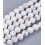 8mm - Chapelet pierre - Howlite blanche