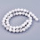 8mm - Chapelet pierre - Howlite blanche
