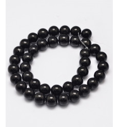 8mm - Chapelet pierre - obsidienne