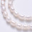 2mm - Chapelet perles de culture naturelles