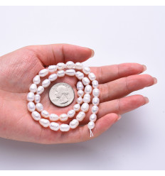 2mm - Chapelet perles de culture naturelles