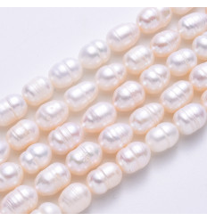 2mm - Chapelet perles de culture naturelles