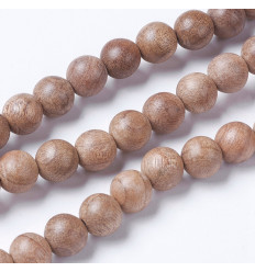 Chapelet de perles en bois de santal 6mm