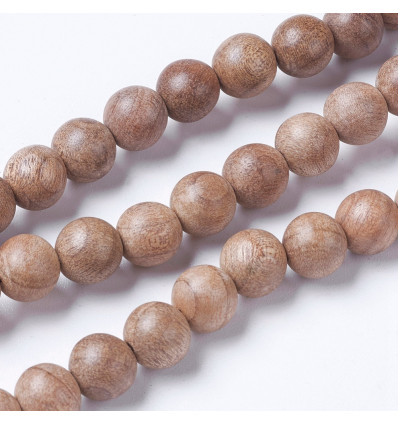 Chapelet de perles en bois de santal 6mm
