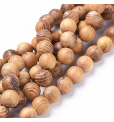 Chapelet de perles en bois de santal 6mm