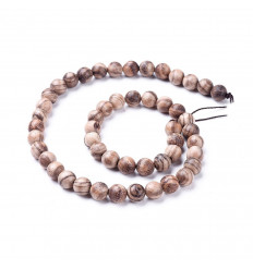 Chapelet de perles en bois de santal 6mm