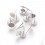 clou d'oreille avec plateau en acier