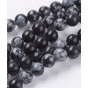 8mm - Chapelet pierre - obsidienne