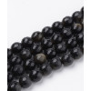 8mm - Chapelet pierre - obsidienne