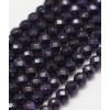 8mm - Chapelet pierre - gold stone bleu synthétique