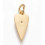 Pendentif oeil articulé + zircon vert