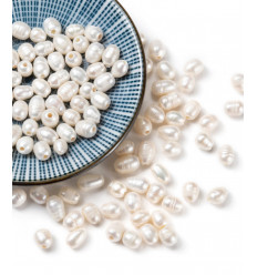 2mm - Chapelet perles de culture naturelles