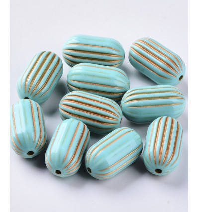 Lot de perles en acrylique "petites étoiles multicolores 10mm"