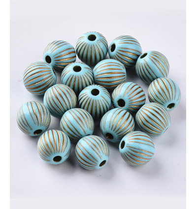 Lot de perles en acrylique "petites étoiles multicolores 10mm"