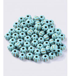 Lot de perles en acrylique "petites étoiles multicolores 10mm"