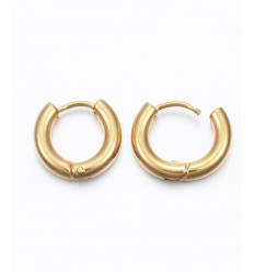 Créole inoxydable épaisse 30mm (2pcs)