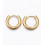 Créole inoxydable épaisse 30mm (2pcs)