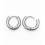 Créole inoxydable épaisse 30mm (2pcs)