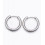 Créole inoxydable épaisse 30mm (2pcs)