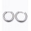 Créole inoxydable épaisse 30mm (2pcs)