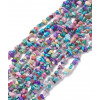Chapelet pierre chips - multicolore