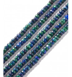 4mm - Chapelet Heishi en pierre jaspe impérial synthétiques