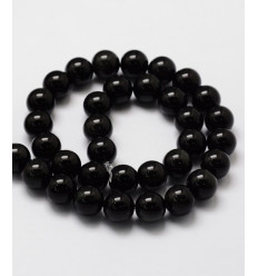 8mm - Chapelet pierre - obsidienne