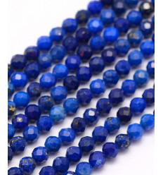 3mm - Chapelet pierre - lapis lazuli