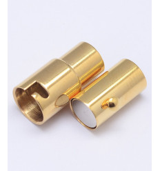 Fermoir aimanté cylindrique 12x6mm