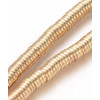 4mm - intercalaires en chapelet heishi - hématite synthétique