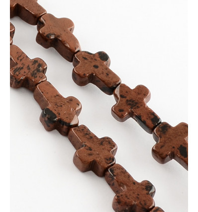 Perle pendentif aigle en hématite