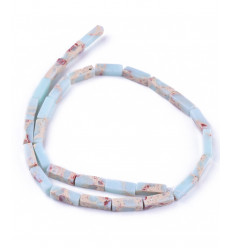 Agate indienne - chapelet pierres rondelles naturelle 2x4mm