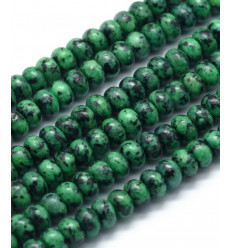 Agate indienne - chapelet pierres rondelles naturelle 2x4mm