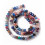 6mm - Pierre naturelle agate indienne - chapelet rondelles ovales
