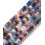6mm - Pierre naturelle agate indienne - chapelet rondelles ovales