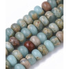 Agate indienne - chapelet pierres rondelles naturelle 2x4mm
