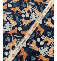 Tissu velours Dashwood. "Meadow Safari"