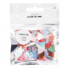Kit Sequins triangle à broder Rico