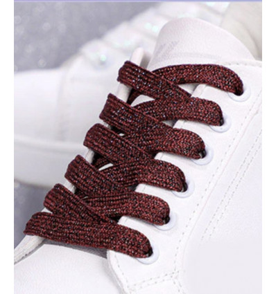 Paires de lacets irisés pour chaussures (100cm)