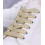 Paires de lacets irisés pour chaussures (100cm)