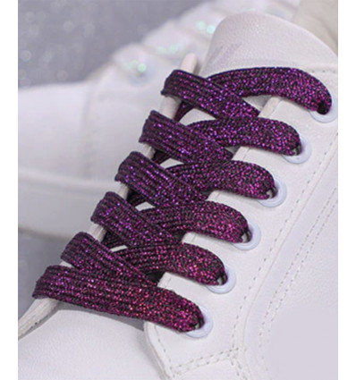 Paires de lacets irisés pour chaussures (100cm)