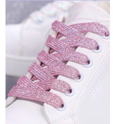 Paires de lacets irisés pour chaussures (100cm)
