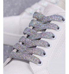 Paires de lacets irisés pour chaussures (100cm)