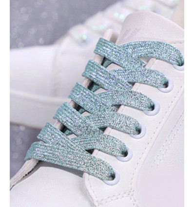 Paires de lacets irisés pour chaussures (100cm)