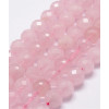 8mm - Chapelet pierre - quartz rose