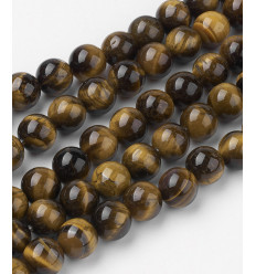 3mm - Chapelet pierre - oeil de tigre