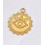 Pendentif pastille inoxydable poinçonnée