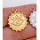 Pendentif pastille inoxydable poinçonnée