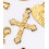 Pendentif pastille inoxydable poinçonnée