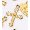 Pendentif pastille inoxydable poinçonnée